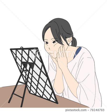 Look in the mirror and touch the meat on your cheeks Look in the mirror and touch the meat on your cheeks 78148783