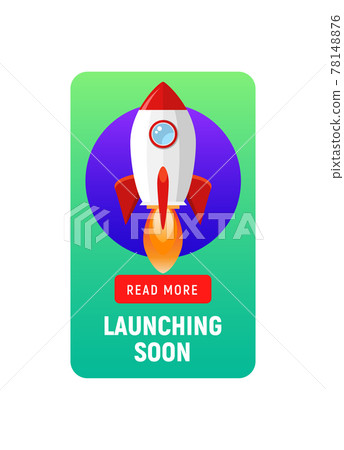 Launching soon marketing store template. Coming soon announcement flyer banner. 78148876