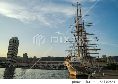 Nippon Maru anchored at Kobe Port / Shinko No. 1 Jetty Nippon Maru anchored at Kobe Port / Shinko No. 1 Jetty 78150624