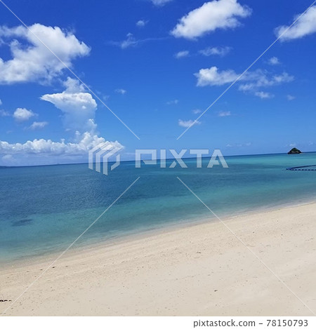 Beautiful summer seascape of Okinawa 78150793
