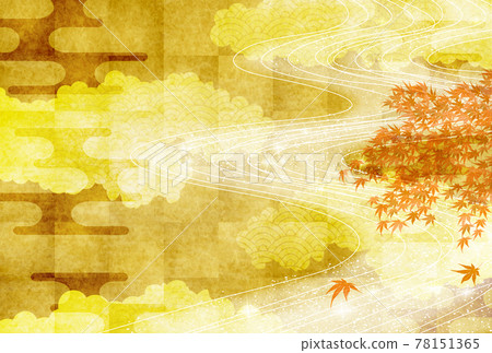 Maple leaves Maple background 78151365