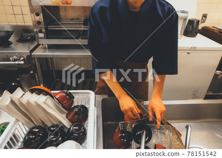 餐廳洗碗 78151542