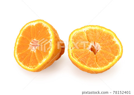 Dekopon cut in half Dekopon cut in half 78152401