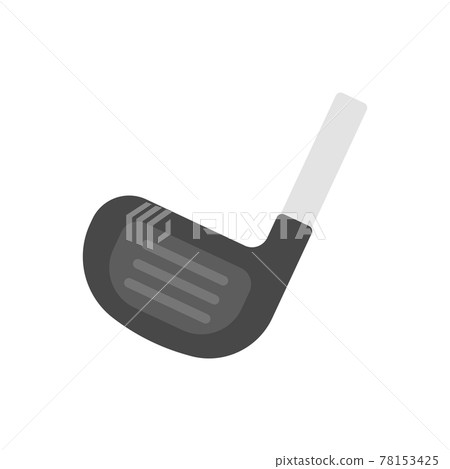 Vector Golf Club Driver Illustration Stock Clipart