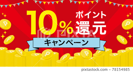 Point redemption campaign banner ad template red 78154985