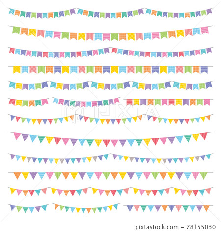 Flag garland material set 78155030