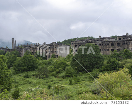 【礦山遺跡】岩手縣八幡平市松尾礦山住宅遺址七月夏草 【礦山遺跡】岩手縣八幡平市松尾礦山住宅遺址七月夏草 78155382