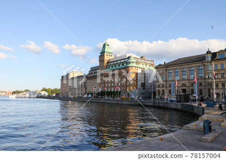 Landscape of Nybroviken, Stockholm, Sweden 78157004