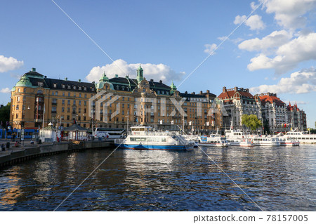 Landscape of Nybroviken, Stockholm, Sweden Landscape of Nybroviken, Stockholm, Sweden 78157005
