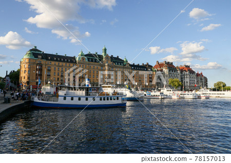 Landscape of Nybroviken, Stockholm, Sweden 78157013