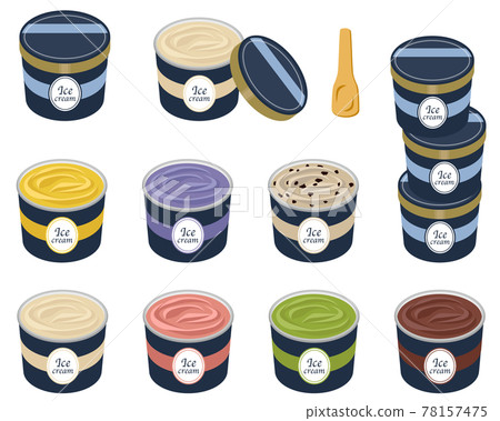 High-class ice cream backorder takeout 78157475