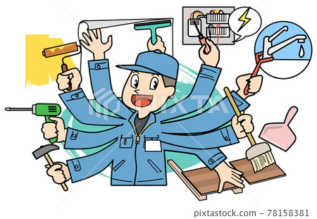 Multi-functional worker-a worker who can do anything related to construction 78158381