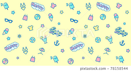 Retro pop summer texture material 78158544