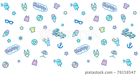 Retro pop summer texture material 78158547