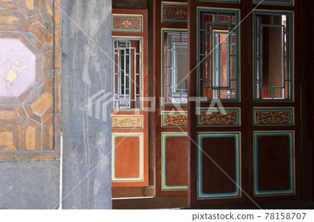 The wooden door of the ancient building of Lin Benyuan's mansion The wooden door of the ancient building of Lin Benyuan's mansion 78158707