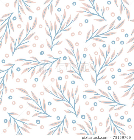Floral seamless patterns. Vector design for paper, cover, fabric, interior decor Floral seamless patterns. Vector design for paper, cover, fabric, interior decor 78159769
