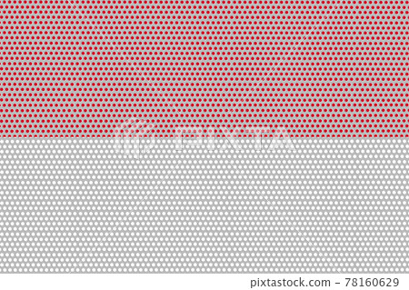 3D Flag of Monaco on metal 78160629