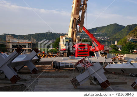 Construction site crane Construction site crane 78160940