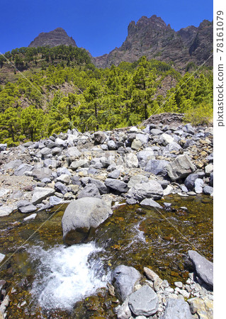 Taburiente River, Caldera de Taburiente National Park, Spain Taburiente River, Caldera de Taburiente National Park, Spain 78161079