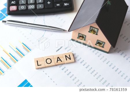 Loans for real estate concept Loans for real estate concept 78161359