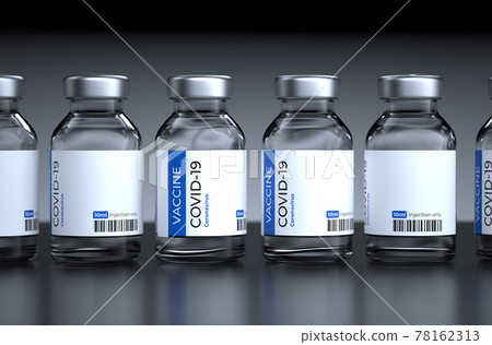 Vaccine COVID-19 Medical Ampoule. Vaccine COVID-19 Medical Ampoule. 78162313