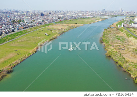 江戶川的鳥瞰圖 江戶川的鳥瞰圖 78166434