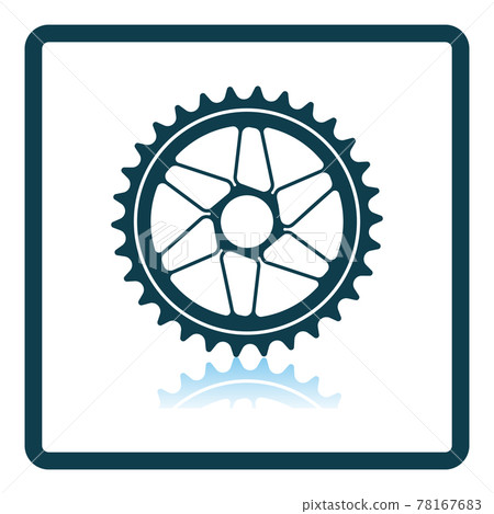 Bike Gear Star Icon Bike Gear Star Icon 78167683