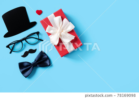 father's day background top view paper decoration Father's day 78169098