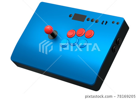 Vintage arcade stick with joystick and...-插圖素材 [78169205] - PIXTA圖庫