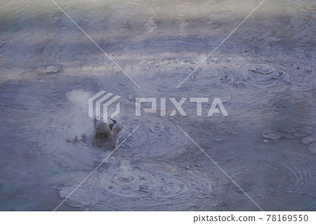 Bokke mud splashes from Lake Akan Bokke mud splashes from Lake Akan 78169550