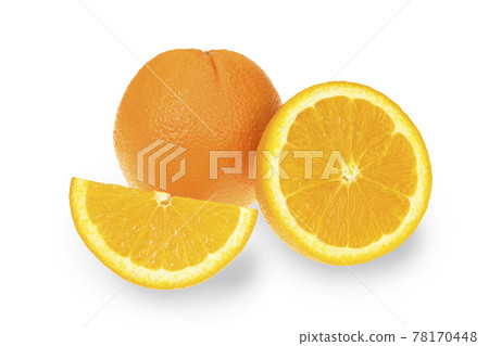 梳狀和對半橙色 78170448