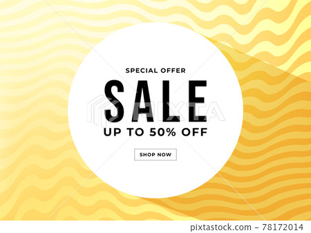 Special offer Sale, Summer sale banner. Yellow wave background special offers and promotion template Special offer Sale, Summer sale banner. Yellow wave background special offers and promotion template 78172014