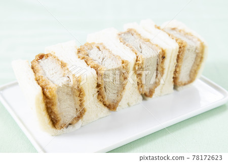 日本炸肉排三明治 78172623