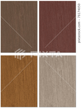 Set of Four Wood Texture Background 78174050