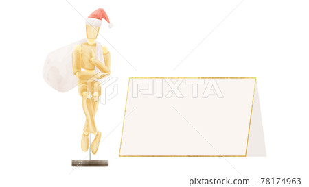 Model doll for drawing and message card Hand-painted watercolor style illustration Model doll for drawing and message card Hand-painted watercolor style illustration 78174963