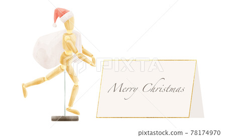 繪圖和留言卡的模型玩偶手繪水彩風格插圖 繪圖和留言卡的模型玩偶手繪水彩風格插圖 78174970