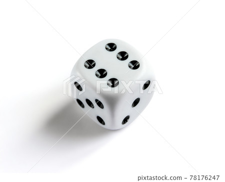 Clean dice isolated on white background Clean dice isolated on white background 78176247