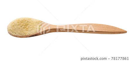 granulated coconut sugar in wooden spoon isolated granulated coconut sugar in wooden spoon isolated 78177861