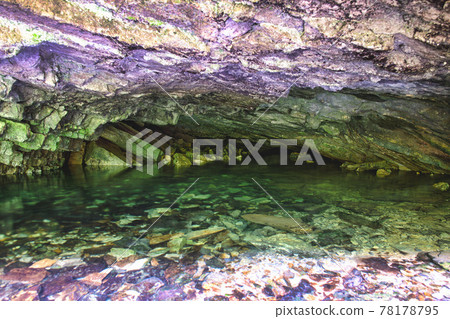 The cave of the river springs Enna Taleggio Brembana valley The cave of the river springs Enna Taleggio Brembana valley 78178795