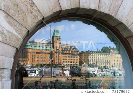 Nybroviken，斯德哥爾摩，瑞典的風景 78179622