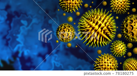 Pollen Allergy Background Pollen Allergy Background 78180275