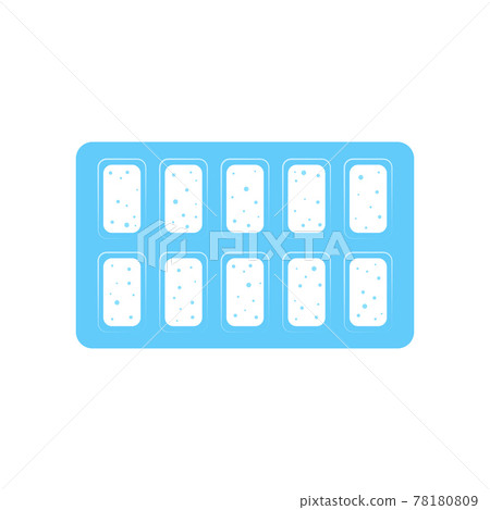 vector isolated of chewing gum in packaging vector isolated of chewing gum in packaging 78180809