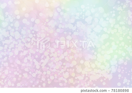 Fantasy unicorn background with glitter. Princess holographic backdrop with shiny sparkles. Iridescent beautiful colors. Trendy hologram template. Vector illustration. 78180898