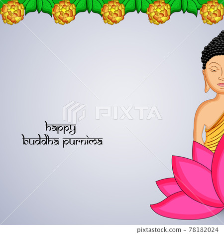 Buddha Purnima background - Stock Illustration [78182024] - PIXTA