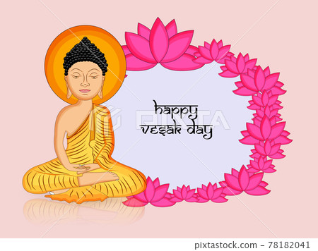 Buddha Purnima background - Stock Illustration [78182041] - PIXTA