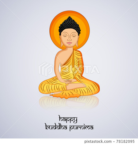 Buddha Purnima background - Stock Illustration [78182095] - PIXTA