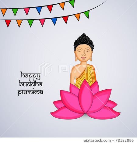 Buddha Purnima background - Stock Illustration [78182096] - PIXTA