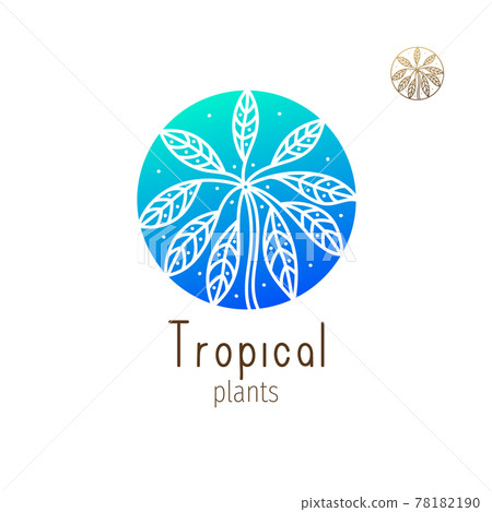 Tropical floral herb Tropical floral herb 78182190