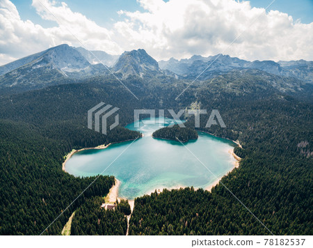 Black Lake in Montenegro, in the Durmitor National Park in Zabljak Black Lake in Montenegro, in the Durmitor National Park in Zabljak 78182537