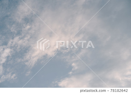 Photo of the background of the sky with clouds. 78182642